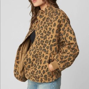 Blank NYC quilted leopard jacket✨